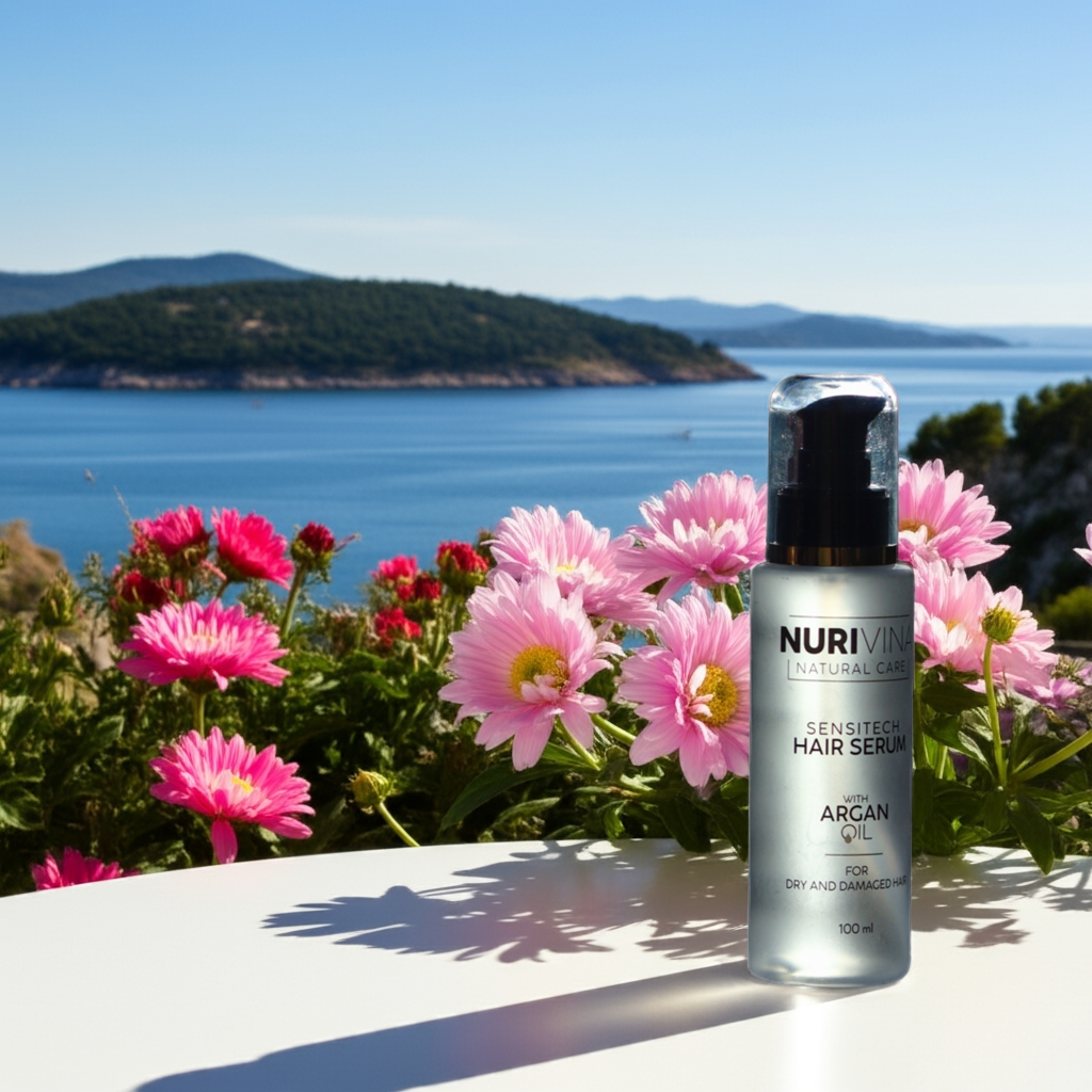 Argan Hair Serum Bottle