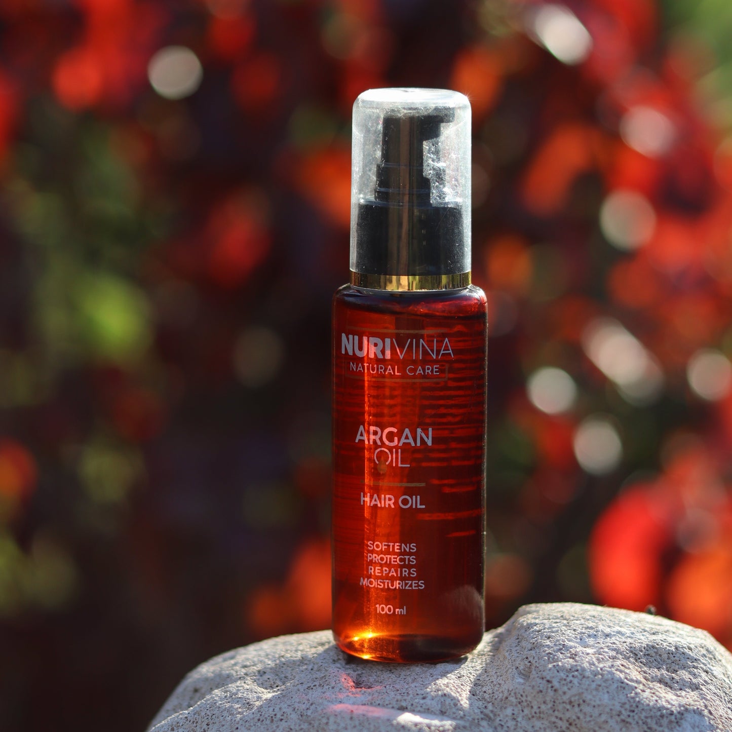 Nurivina Argan Hair Oil bottle product photo